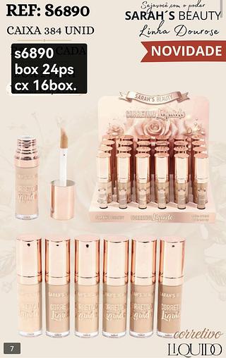sarahs beauty corretivo box 24 pç