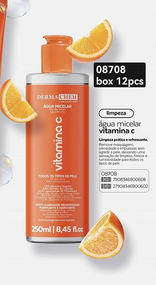 Derma creme água micelar box 12 p