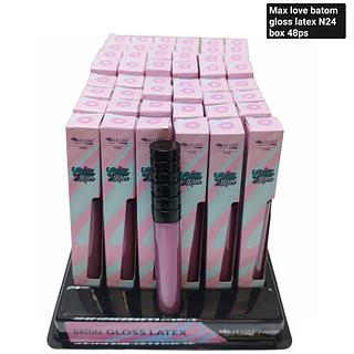 Max Love batom gloss latex n24 BOX 48PÇS