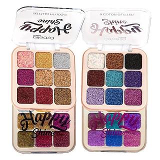 Febella - Paleta Glitter Happy Shine box 12 pç