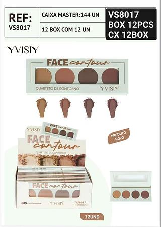 VYSIY PALETA DE CONTORNO BOX 12 PÇ