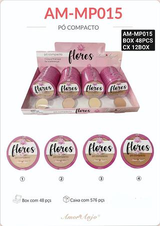 Amor e anjo pô compacto box 24 pçs