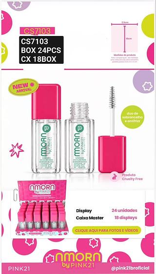 PINK21 MÁSCARA DE SOBRANCELHAS BOX / 24PÇS