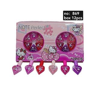 NOTE PERFECT CAIXINHA COM 12 GLOSS