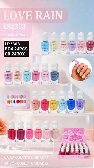 love rain esmalte box 24 pç