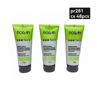 poran mascara argila verde anti oleosidade BOX 24PÇS