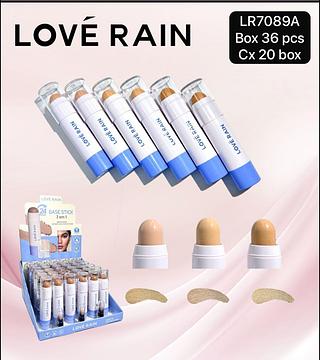 Love Rain 3 in 1 Base Contorno e Corretivo box 36 pçs