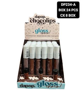 Box Gloss Chocolips C/24 Unidades Dapop - Dp224B