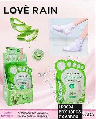 love rain mascara para os pes box 10 pç