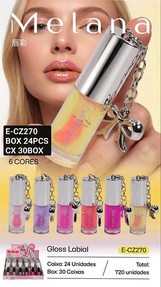 melana lip gloss box 24 pç
