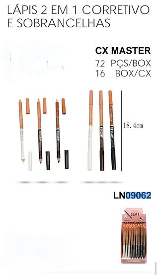 Lua e neve lápis box 72 pc