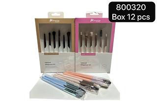 Miravia Kit Pincel box 12 pçs