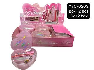 yoyo kit lip gloss box 12pç