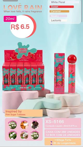 Love rain perfume box 24 pçs