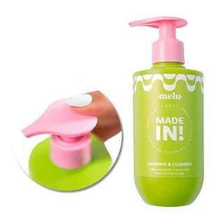 SABONETE LIQUIDO CORPO E MAO CARINHO CUIDADO MADE IN RRB5101 MELU RUBY ROSE - RUBY ROSE