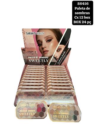 Sarah's Beuaty Paleta de Sombras box 24 pç