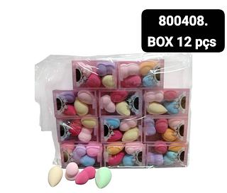 Kit Mini Esponjas box 12 pçs