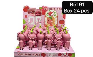 Qoiden Rose Lip Gloss box 24 pçs
