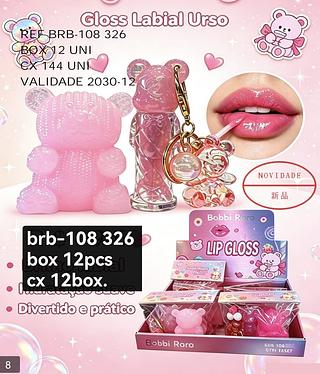 bobbi rara lip gloss box 12 pç