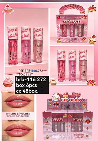 BOBBI RARA TRIO LIP GLOSS BOX 12 PÇ