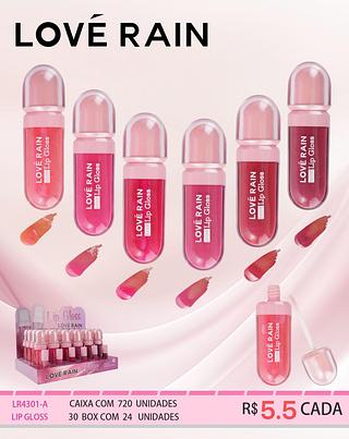 love rain lip gloss box 24 pç