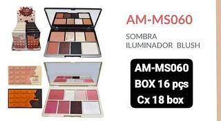 Amor Anjo 3 in 1 Blush, Iluminador e Sombra box 16 pçs