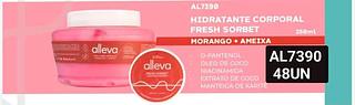 alleva hidratante corporal cx 48 pç