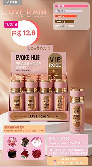 Love rain perfume box 12 pçs