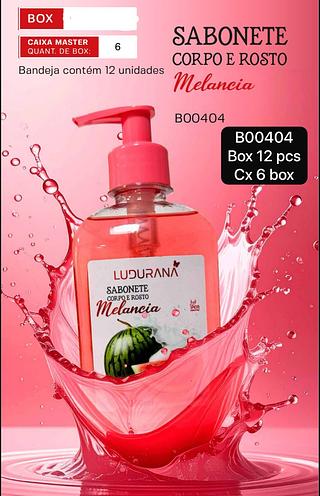 Ludurana Sabonete Corpo e Rosto Melancia box 12 pçs
