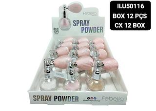 Febella Iluminador e Po Spray Powder box 12 pçs