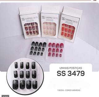 Sabrina Sato Unha Postiço box 12 pçs