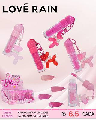 Love rain Lip gloss box 24 pçs