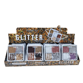 Pink 21 Paleta Glitter