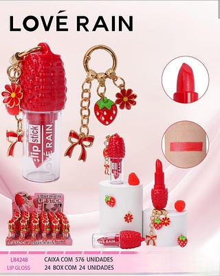 Love rain Lip gloss box 24 pçs