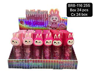 bobbi rara lip gloss labubu box 24 pç