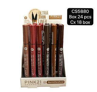 Pink 21 Contorno Para Labios box 24 pçs