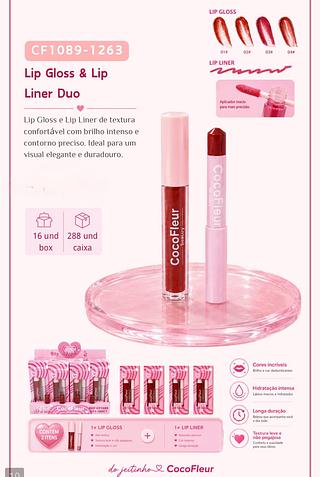Cocofleur Lip gloss box 16 pça