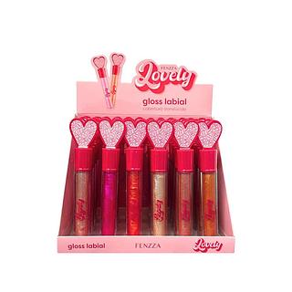 Gloss Labial Lovely C/24 Unid - Fenzza (FZ22021)