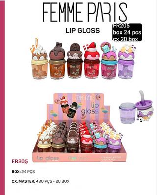 FEMME PARIS LIP GLOSS BOX 24 PÇ