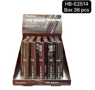 Ruby Rose Mascara de Sobrancelha box 36 pçs