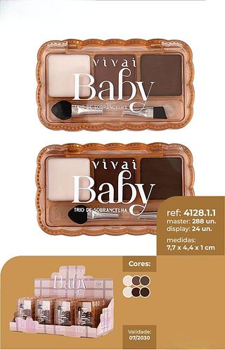 VIVAI SOMBRA SPBRANCELHA BOX 24 PÇ