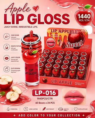 lip gloss maça box 24 pç