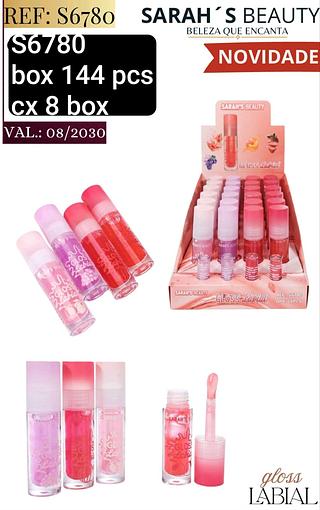 sarash beauty LIP GLOSS LABIAL BOZ 24 PÇ