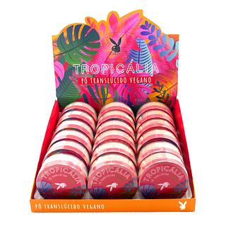 Playboy Pó Translúcido Vegano Tropicália box18pç