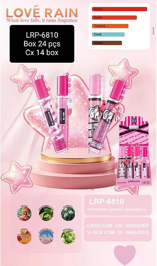 love rain perfume box 24 pç