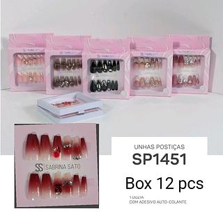 Sabrina Sato Unha Postiça box 12 pçs
