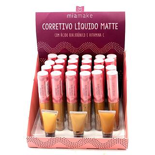 Box 24 Corretivo Líquido Matte Cores Médias Mia Make 248