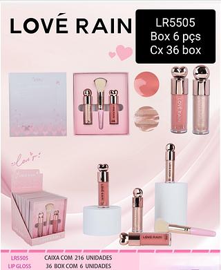 love rain kit facial box 6 pç
