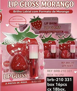bobbi rara lip balm e gloss box 16 pç