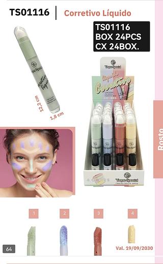 Toque especial corretivo box 24pc